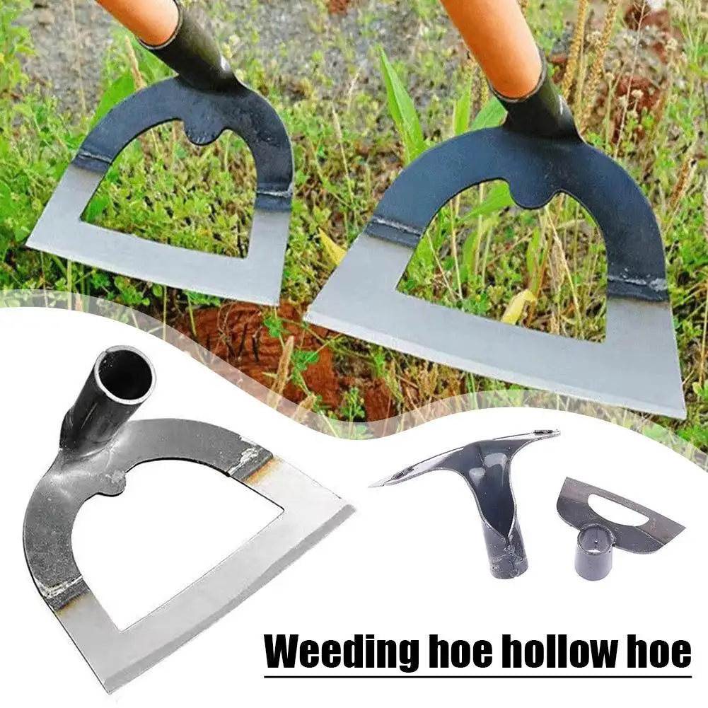 14-26CM Professional Weeding Hoe Handheld Hollow Hoe Thickened Manganese Steel Agricultural Weeding Hoe Planting Vegetable Garde