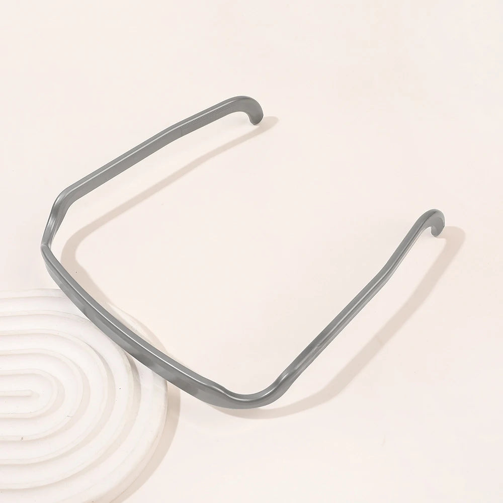 1/3pcs Women Square Glasses Headband Coloful Invisible Fixed Hair Clips Wave Curly Hair Ties Temples Headband Accessories
