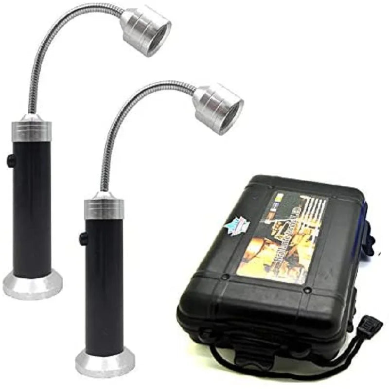 Double Head Grill Lights Heat Resistant Multifunctional Night Fishing LED Lamp For BBQ Super-Bright Flexible Portable Rotatable