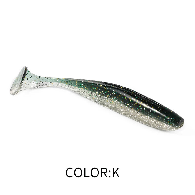 2021 Supercontinent Shiner 50mm 75mm 100mm Fishing Lures Soft Artificial Bait Easy for Hooking Up Big Pike
