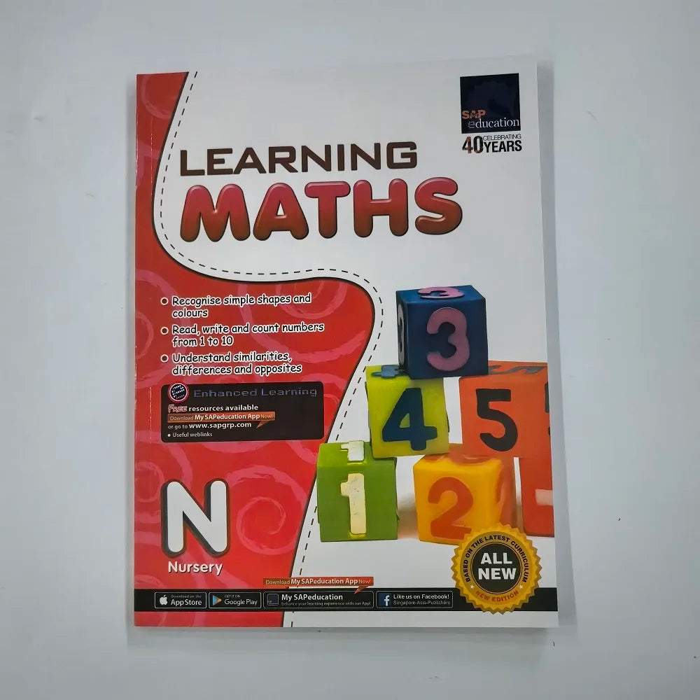 SAP Learning Mathematics Book Children Learn Math Books Singapore Primary School Mathematics Textbook