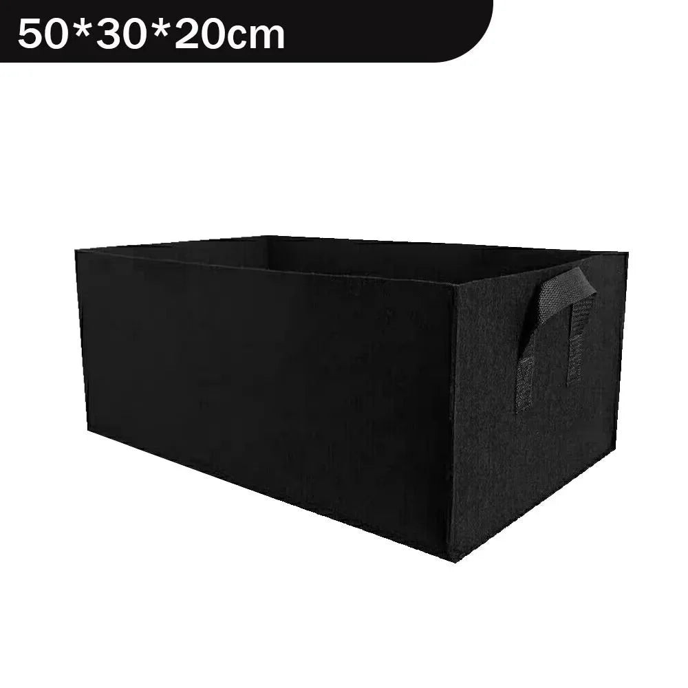 Garden Square Felt Growing Bucket Plant Growth Bag Multi-Functional Vegetable Plant Non-Woven Felt Growing Bag