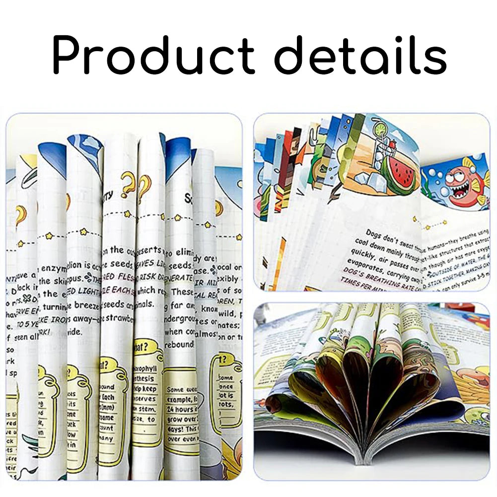Children's Encyclopedia 100000 WHYS,Science Cartoon Book for Children Early Education STEM Learn,Extracurricular Reading for Kid