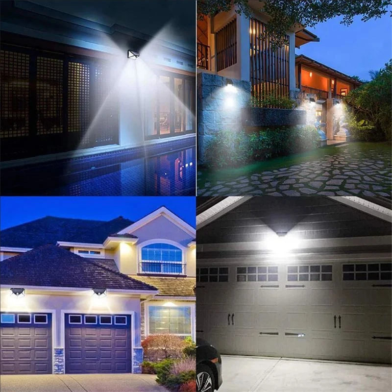 Multifunctional Solar Lamp Outdoor Garden Decoration Solar Led Light Waterproof Sunlight Powered Spotlight with Motion Sensor